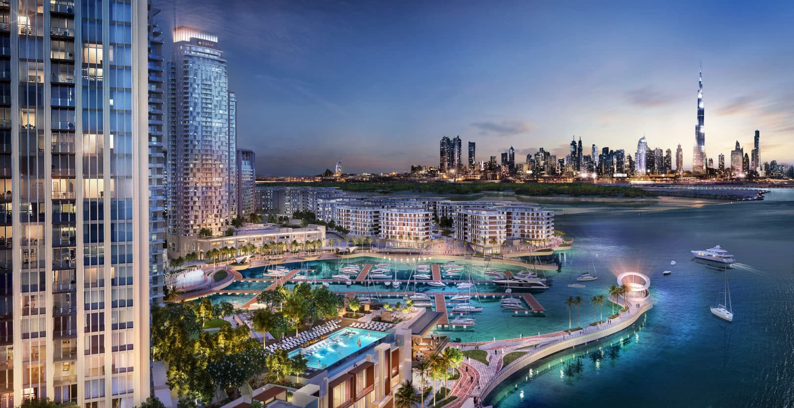 Dubai Creek Harbour community in Dubai, UAE